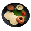 Idly (2 Pcs) & Vada (1 Pc)