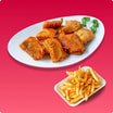 Battered Crispy Tilapia Bites With Fries